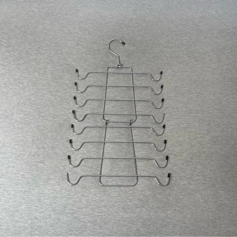 Ideal Life Silver Metal Tank Top Organizer Closet Hanger